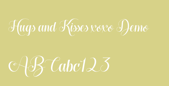 Hugs and Kisses xoxo Demo