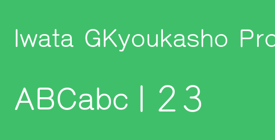 Iwata GKyoukasho ProN