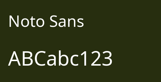 Noto Sans