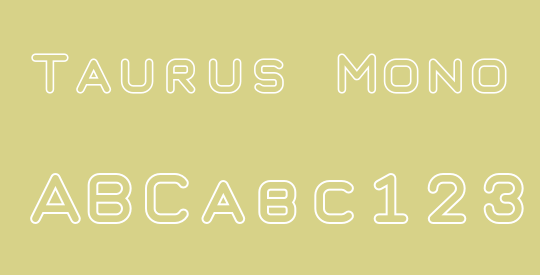 Taurus Mono Outline