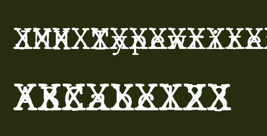 JMH Typewriter mono Cross