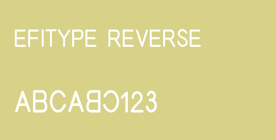 EFITYPE REVERSE 