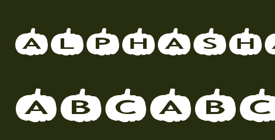 AlphaShapes pumpkins