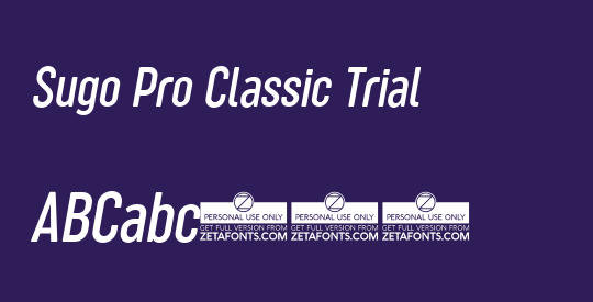 Sugo Pro Classic Trial