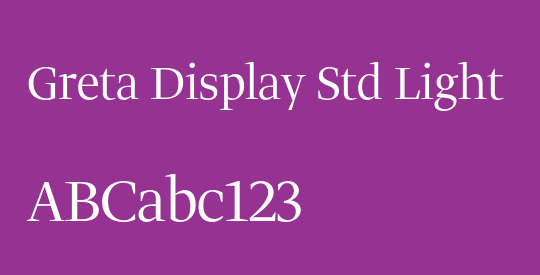 Greta Display Std Light