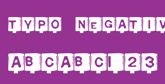 Typo Negative