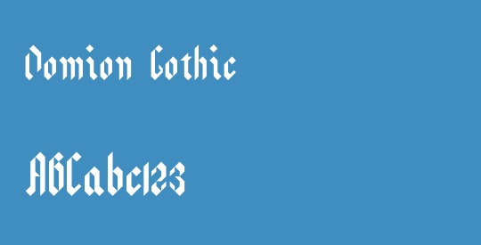 Domion Gothic