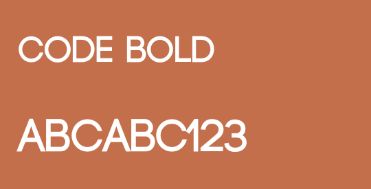 Code Bold