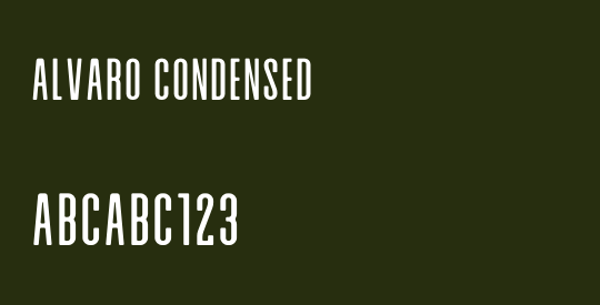 Alvaro Condensed