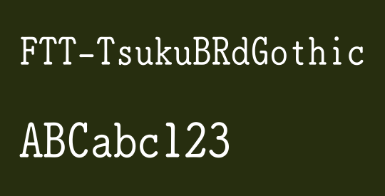 FTT-TsukuBRdGothic