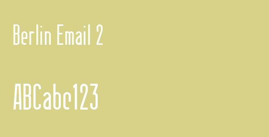 Berlin Email 2