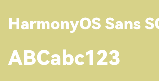 HarmonyOS Sans SC Black