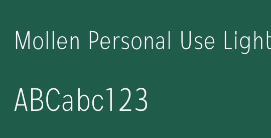 Mollen Personal Use Light Cond