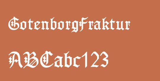 GotenborgFraktur