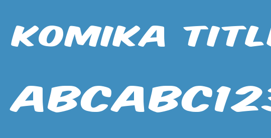 Komika Title - Wide