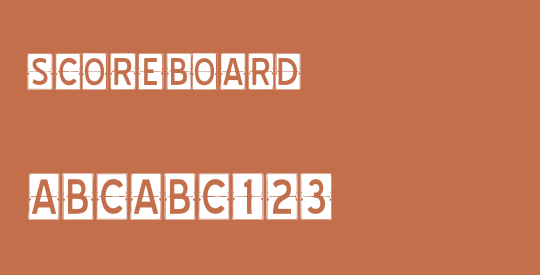 SCOREBOARD