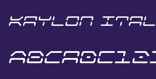 Kaylon Italic