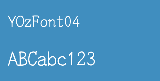 YOzFont04