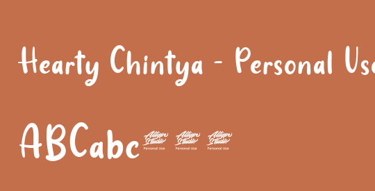 Hearty Chintya - Personal Use
