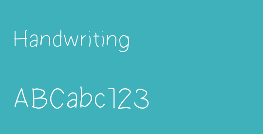 Handwriting
