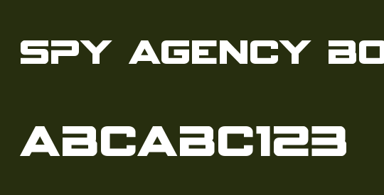Spy Agency Bold
