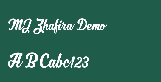 MJ Zhafira Demo