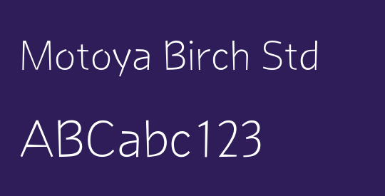 Motoya Birch Std
