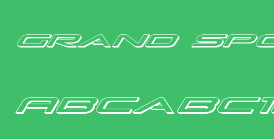 Grand Sport 3D Italic