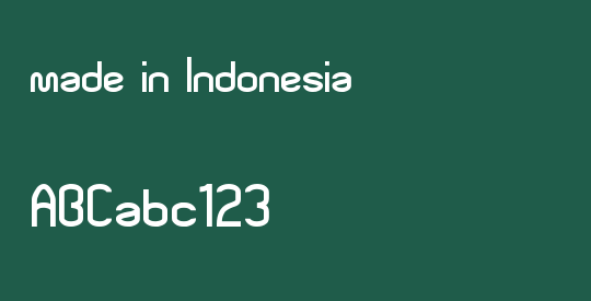 made in Indonesia
