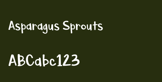 Asparagus Sprouts