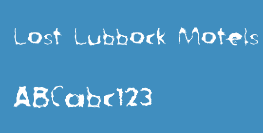 Lost Lubbock Motels