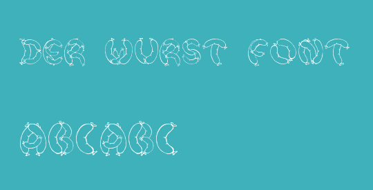 Der Wurst Font