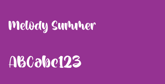 Melody Summer