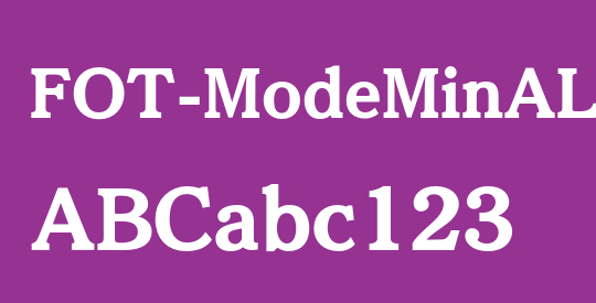FOT-ModeMinALarge Std