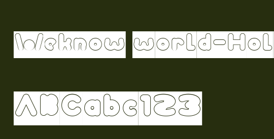 Weknow world-Hollow-Inverse