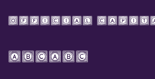 Official Capitals Negative