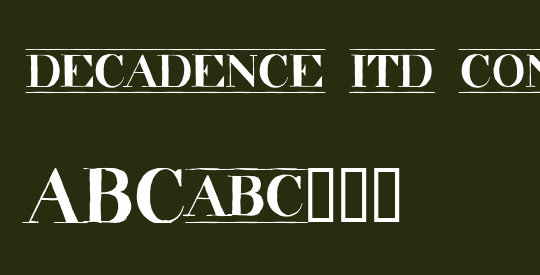 decadence itd condensed marquee
