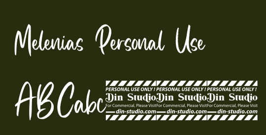 Melenias Personal Use