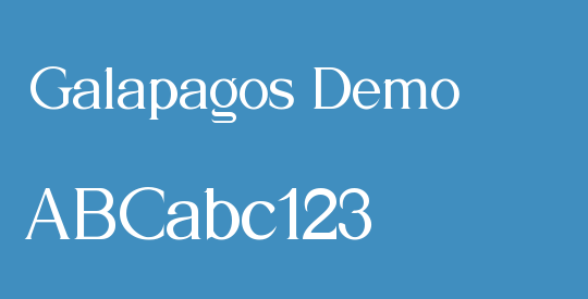 Galapagos Demo