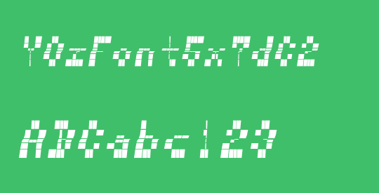 YOzFont5x7dC2