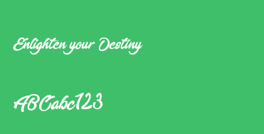 Enlighten your Destiny