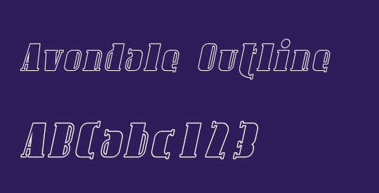 Avondale Outline