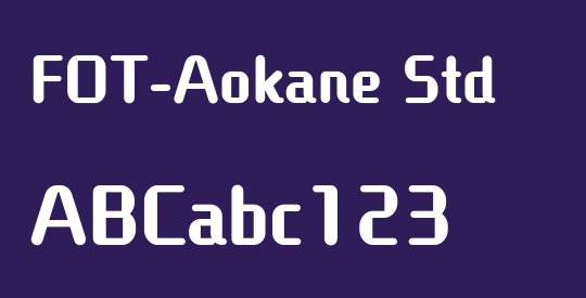 FOT-Aokane Std