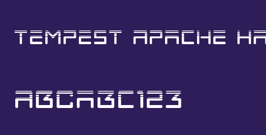 Tempest Apache Halftone