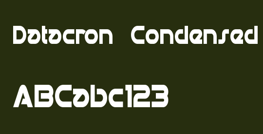 Datacron Condensed