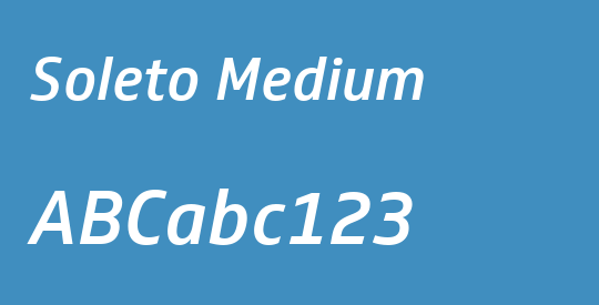 Soleto Medium