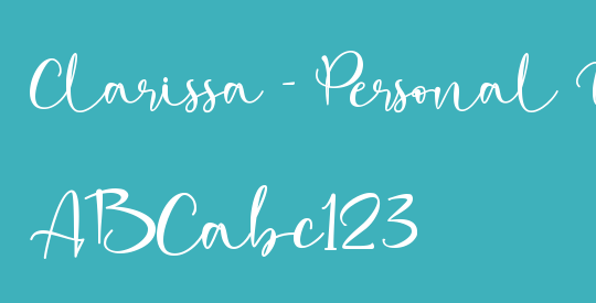 Clarissa - Personal Use
