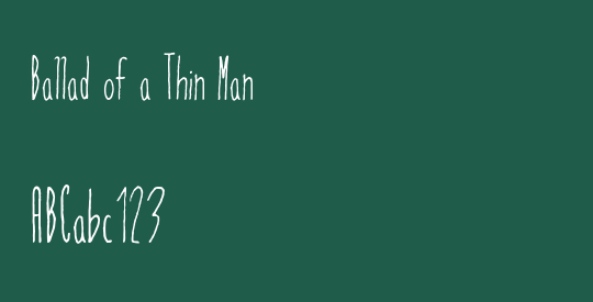 Ballad of a Thin Man