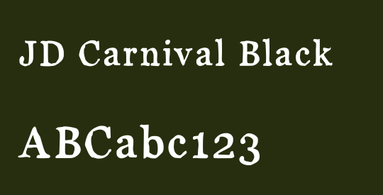 JD Carnival Black