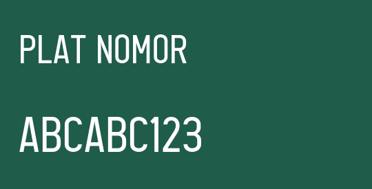 Plat Nomor